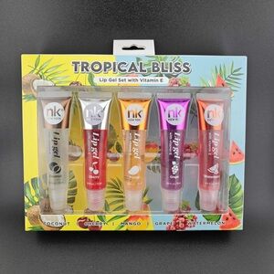 Lip Gel Set - Coconut, Cherry, Mango, Grape, Watermelon